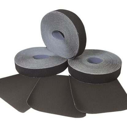 BLUE EMERY CLOTH 25MM WIDE ROLL GB503 GRADE 00 50MTR